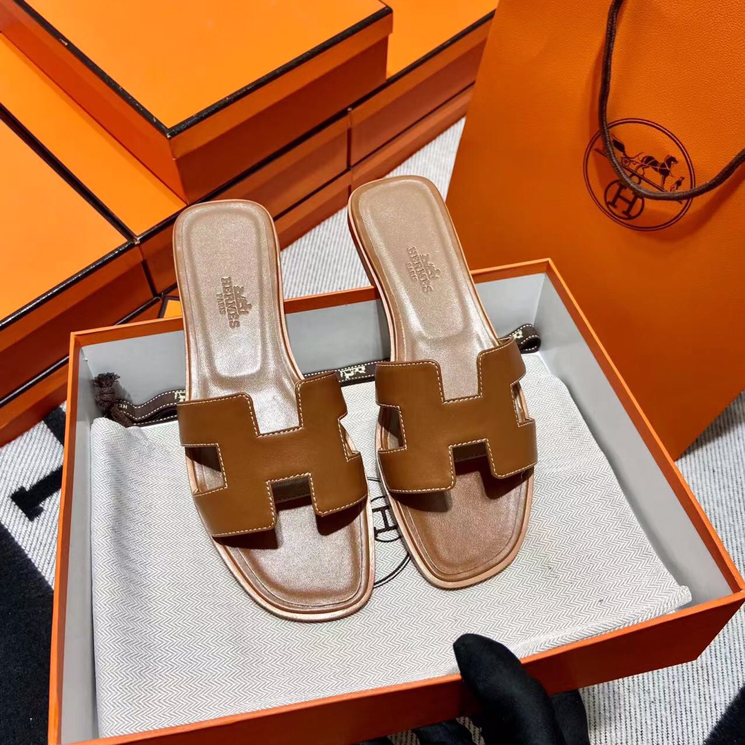 에르메스 올수공 오란 슬리퍼 샌들 스위프트 45